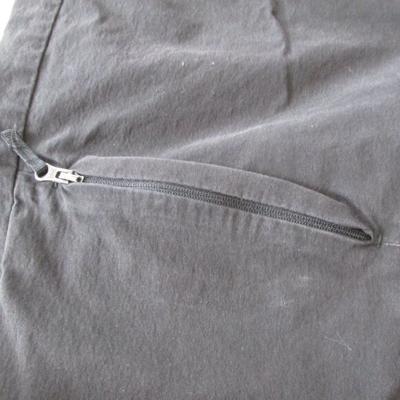 Wonder Nation Pull On Elastic Chino Shorts Youth Boys Size XL 14-16 Black Casual - Picture 2 of 7